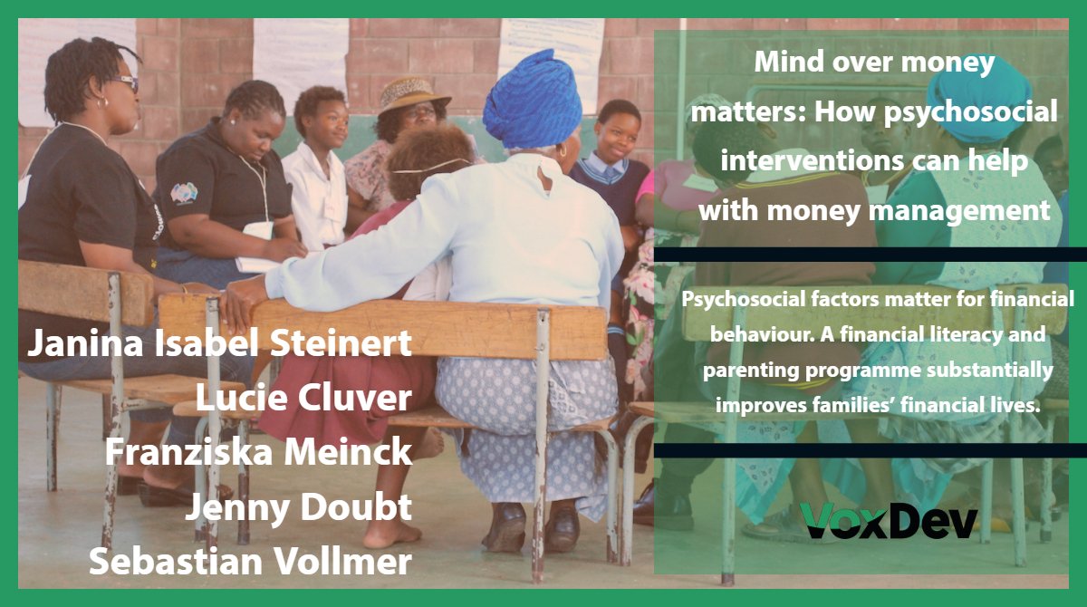Voxdev Mind Over Money Matters How Psychosocial Interventions Can Help With Money Management Janina I Steinert Jisteinert Isdcberlin Lucie Cluver Dspi Oxford Oxsocsci Franziska Meinck Aresqui Jenny Doubt Uniofoxford Sebastian Voxdev Mind Over Money Matters How Psychosocial Interventions Can Help With Money Management Janina I Steinert Jisteinert Isdcberlin Lucie Cluver Dspi Oxford Oxsocsci Franziska Meinck Aresqui Jenny Doubt Uniofoxford Sebastian