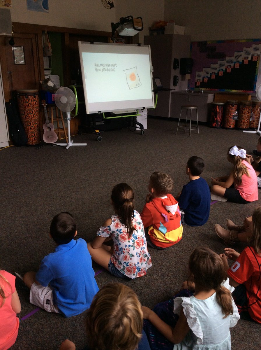 Dot Day is coming to Gainfield School on Thursday 9/20!  The students are hard at work learning "The Dot Song."  #GESSings #InternationalDotDay
