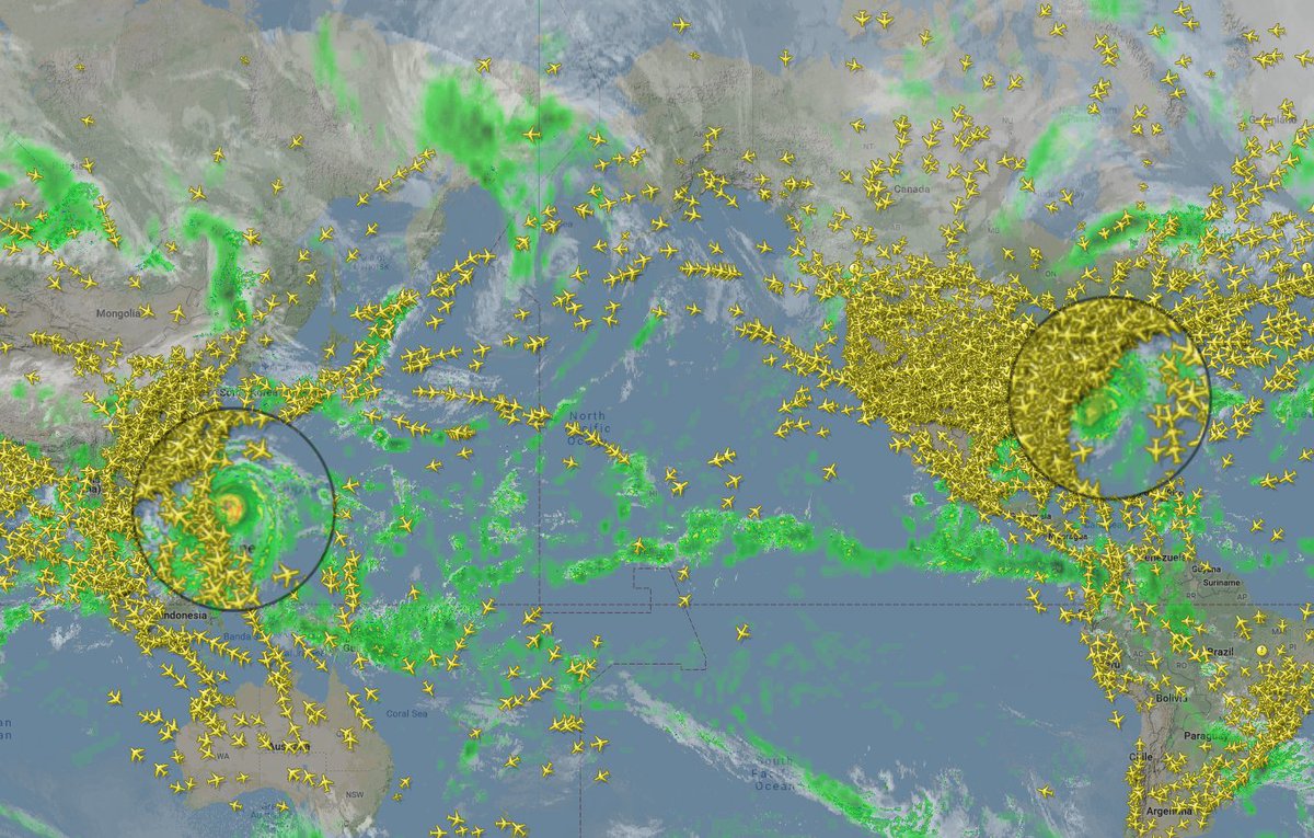 flightradar24's tweet image. AvTalk Ep. 40 — We discuss #HurricaneFlorence and #TyphoonMangkhut’s effect on aviation, a student pilot gets an unexpected lesson when the wheel of her plane falls off, and @crankyflier joins us to talk about #Dorkfest next weekend at LAX. flightradar24.com/blog/avtalk-ep…