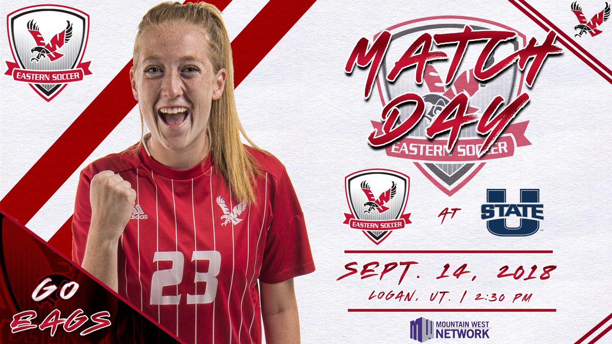 EWUSoccer's tweet photo. Looking for Solid Result on the 🛣️

🆚 @USUsoccer
🕝 2:30 pm PT
📍 Logan, UT
🖥️ https://t.co/kOZIPJ3Vb7
📈 https://t.co/fH4KGArChw

#GoEags https://t.co/Ncxvs79uyn