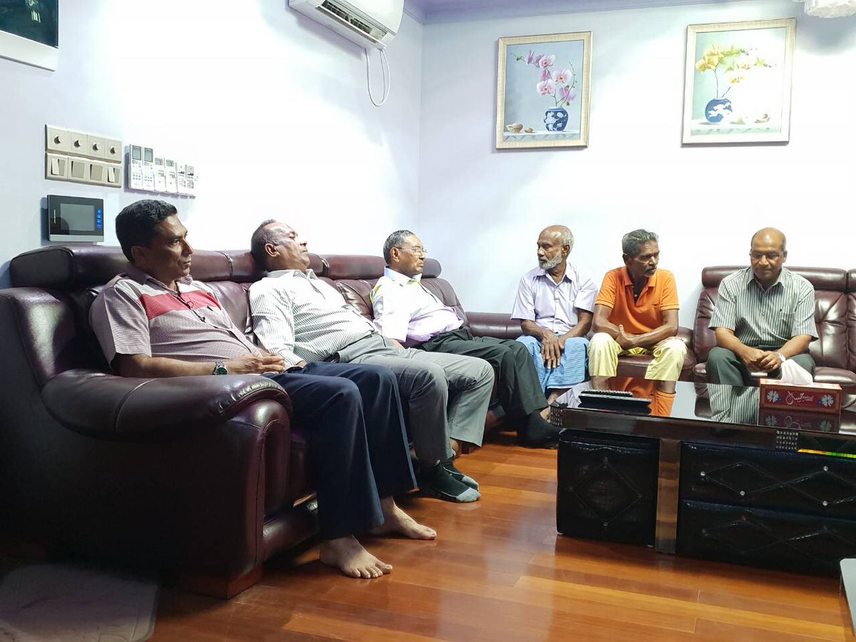 MRM_Office's tweet photo. Honorable Abbas Ibrahim from MRM meeting with some senior citizens of GDh. Thinadhoo tonight. https://t.co/kY85LSYXsJ