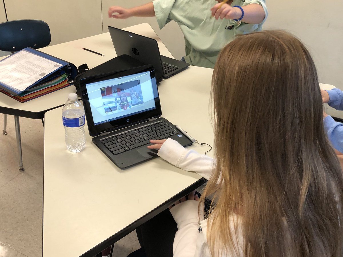 cbsenoramurray's tweet photo. Spanish 1 students used Flipgrid on their new laptops to introduce themselves in Spanish and tell me something they’re excited to learn in Spanish this year! @CBTamanendMS #cbsdtech @Flipgrid #español https://t.co/Az61WuRENV