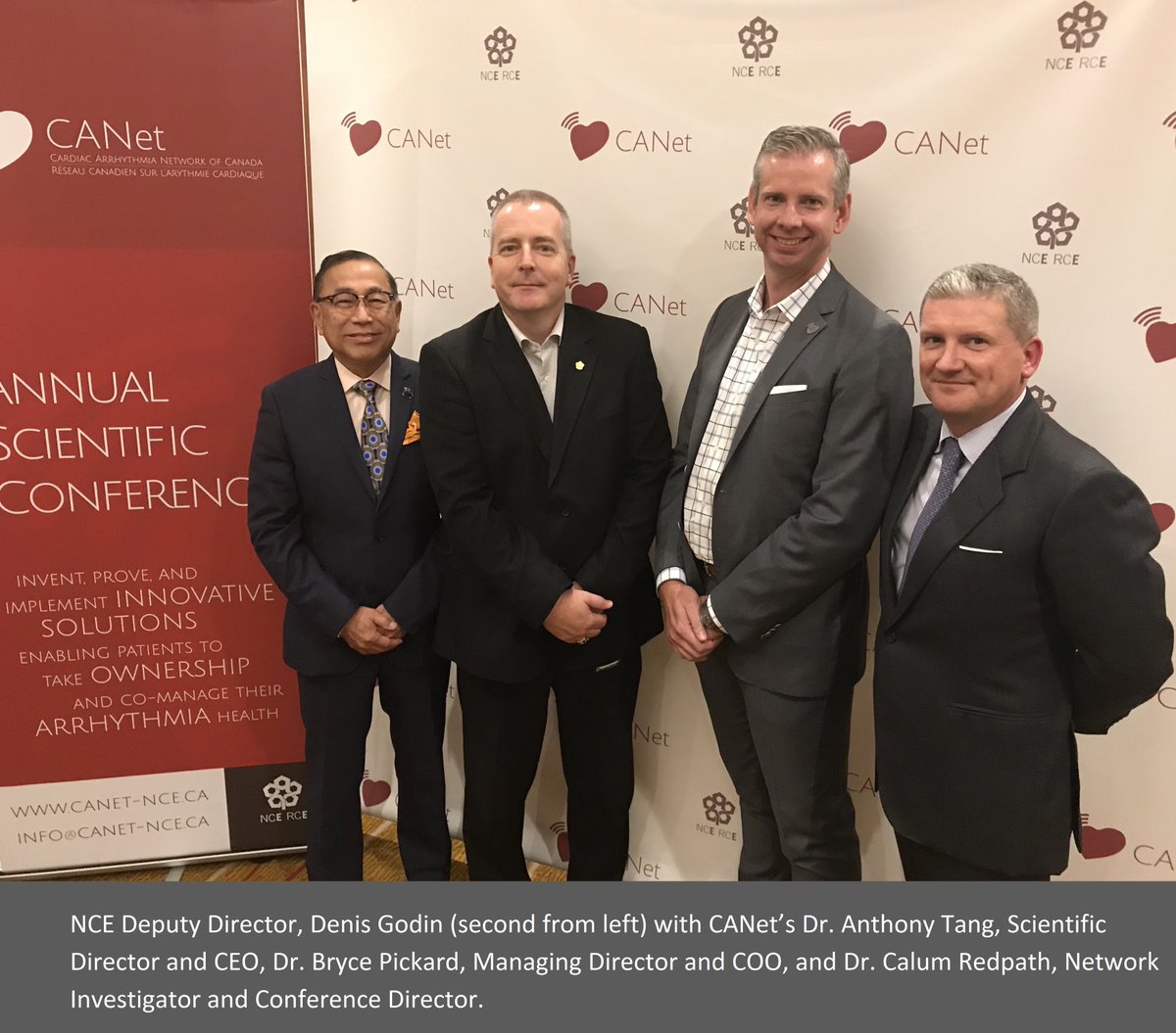 NCE_RCE's tweet photo. Happy to be on-site at the #CANetASC2018 in #Ottawa! We’re proud to support @CANet_nce's mission to position Canada as a leader in #arrhythmia #research https://t.co/iLPX7C8Kkd