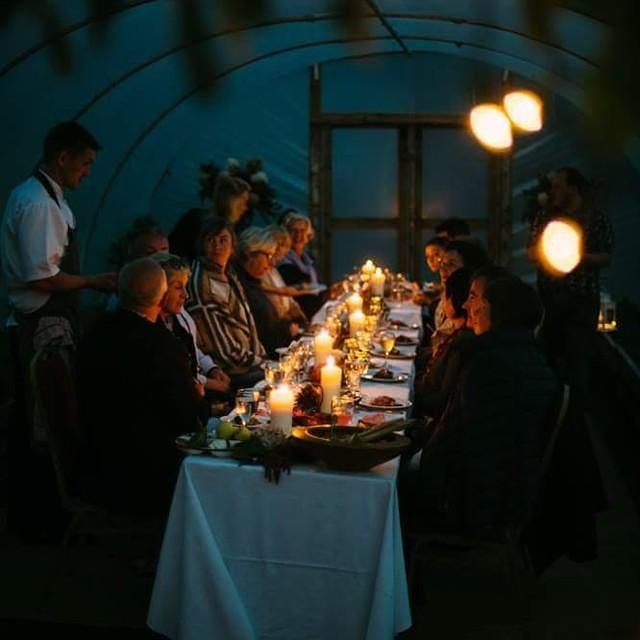 BumblebeeFarm_'s tweet photo. Very atmospheric repurposing a tunnel for @EAttwell &amp; @BumblebeeFarm_ ,Flora,fauna &amp;food event here last night as part of @atasteofwestcor food festival, blown away by Eddie's incredible tasting menu!!! The first of many me thinks 😊 https://t.co/FhZzO5JrkZ