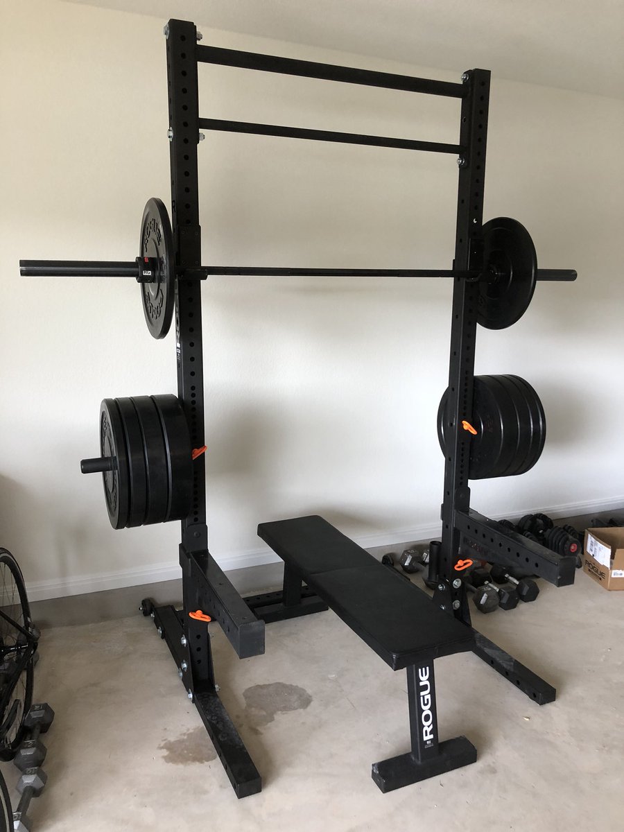chadsmith71's tweet photo. My @RogueFitness SML-2 Squat Rack is built. This thing is so badass! https://t.co/fuMdv7rTuv