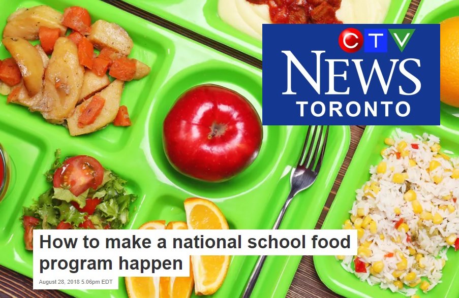 Catch me on <a href="/CTVToronto/">CTV News Toronto</a> tomorrow at 1:20pm chatting with <a href="/kateygoalie/">Angie Seth</a> of <a href="/CTVNews/">CTV News</a> about why 🇨🇦 needs a #NationalSchoolFoodProgram and how to make this happen! #SchoolFoodMatters <a href="/UofGuelphNews/">University of Guelph News</a> <a href="/FoodSecureCAN/">Food Secure Canada</a> <a href="/sflkirk/">Sara FL Kirk</a> <a href="/ArrellFoodInst/">Arrell Food Institute</a> theconversation.com/how-to-make-a-…
