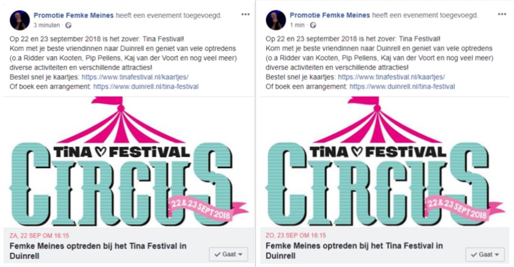Promotie Femke tweet media