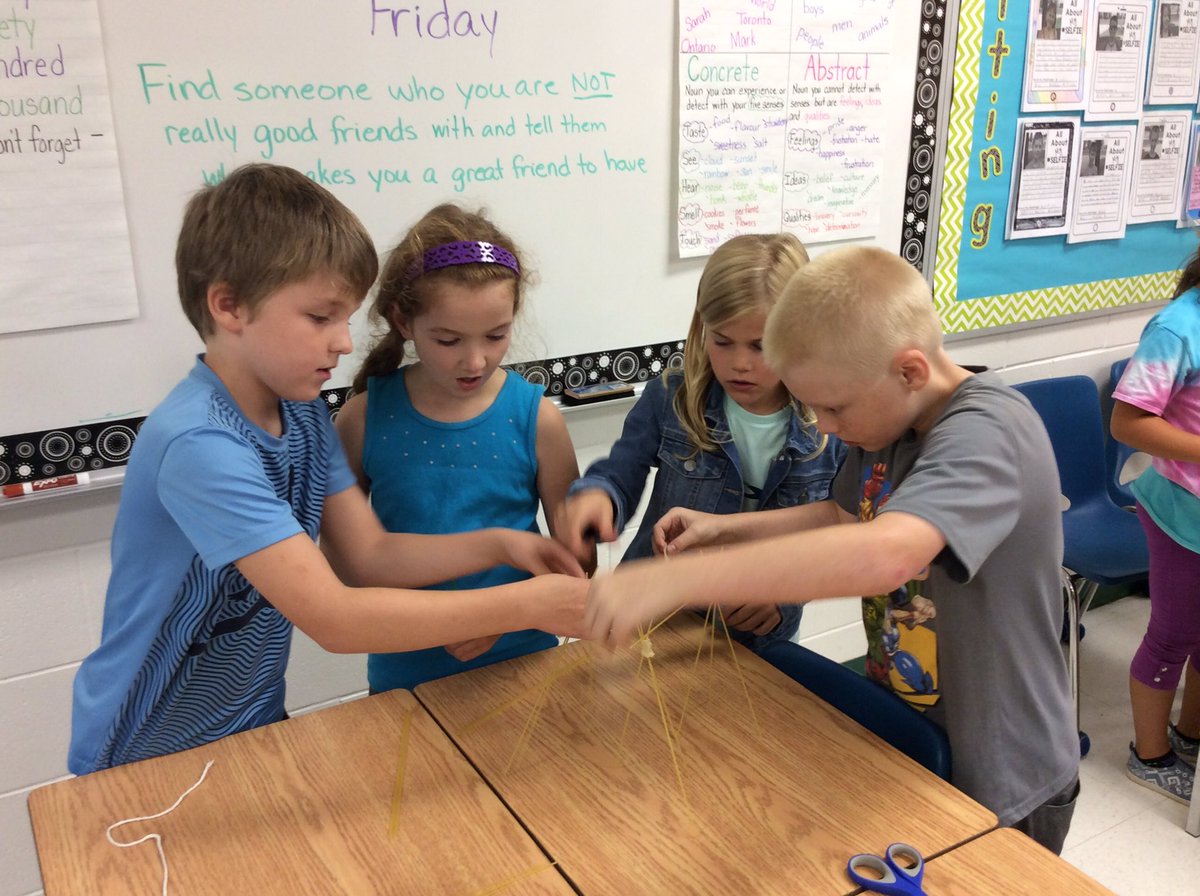 Hopkins_UTES's tweet photo. Our first #STEMChallenge with our new #basegroup. I wonder what they will look like at the end! https://t.co/s9CKdfsfj2