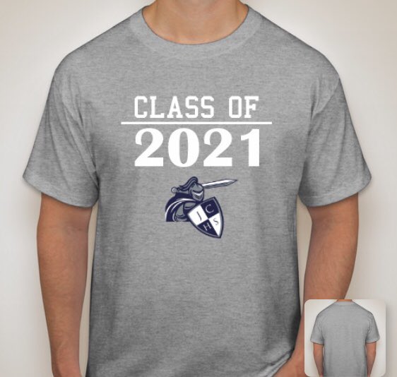 JCKnights2021's tweet photo. Order your class t-shirts for $10! Order forms are outside 2609. Bring $$ and order form to Mrs. Badwal in 2609. https://t.co/V5x31yXnUO