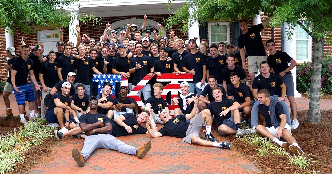 PiKappaPhi's tweet photo. Theta Tau (@PKP_HPU) brothers had a successful bid day. #JoinPiKapp ⚔️ https://t.co/jTF6fTsY5S https://t.co/WTq7kZ4e0D