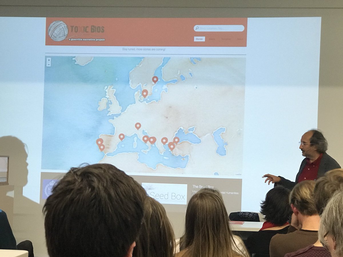 alxmurrayleslie's tweet photo. Fantastic talk by Marco Armiero – “Welcome to the Wasteocene” @Kunsthall_Trd #toxicbios https://t.co/ikWDziOjnW
