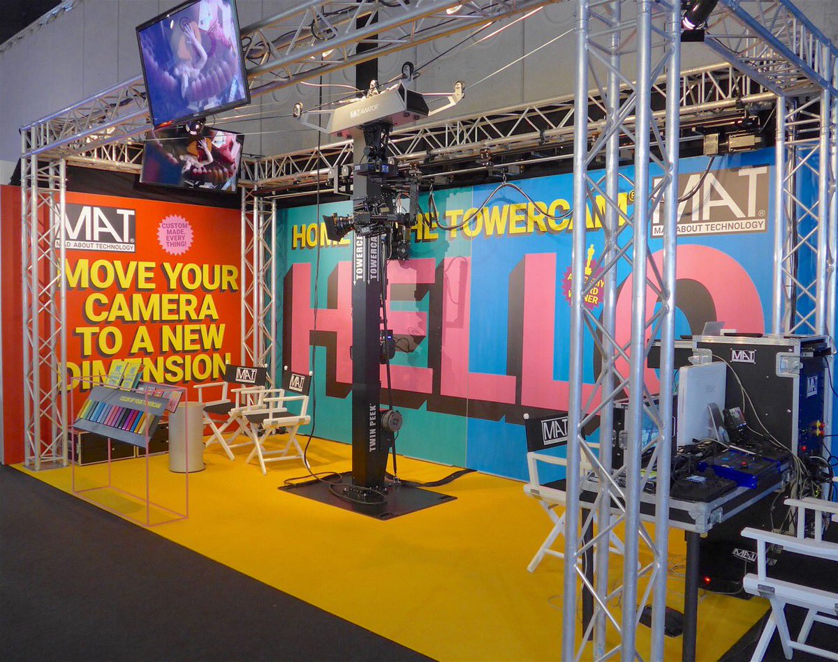 FilmMat's tweet image. ... the new Home of the TOWERCAM at IBC - booth no. 12.A64 - see, touch, test and smile :)
