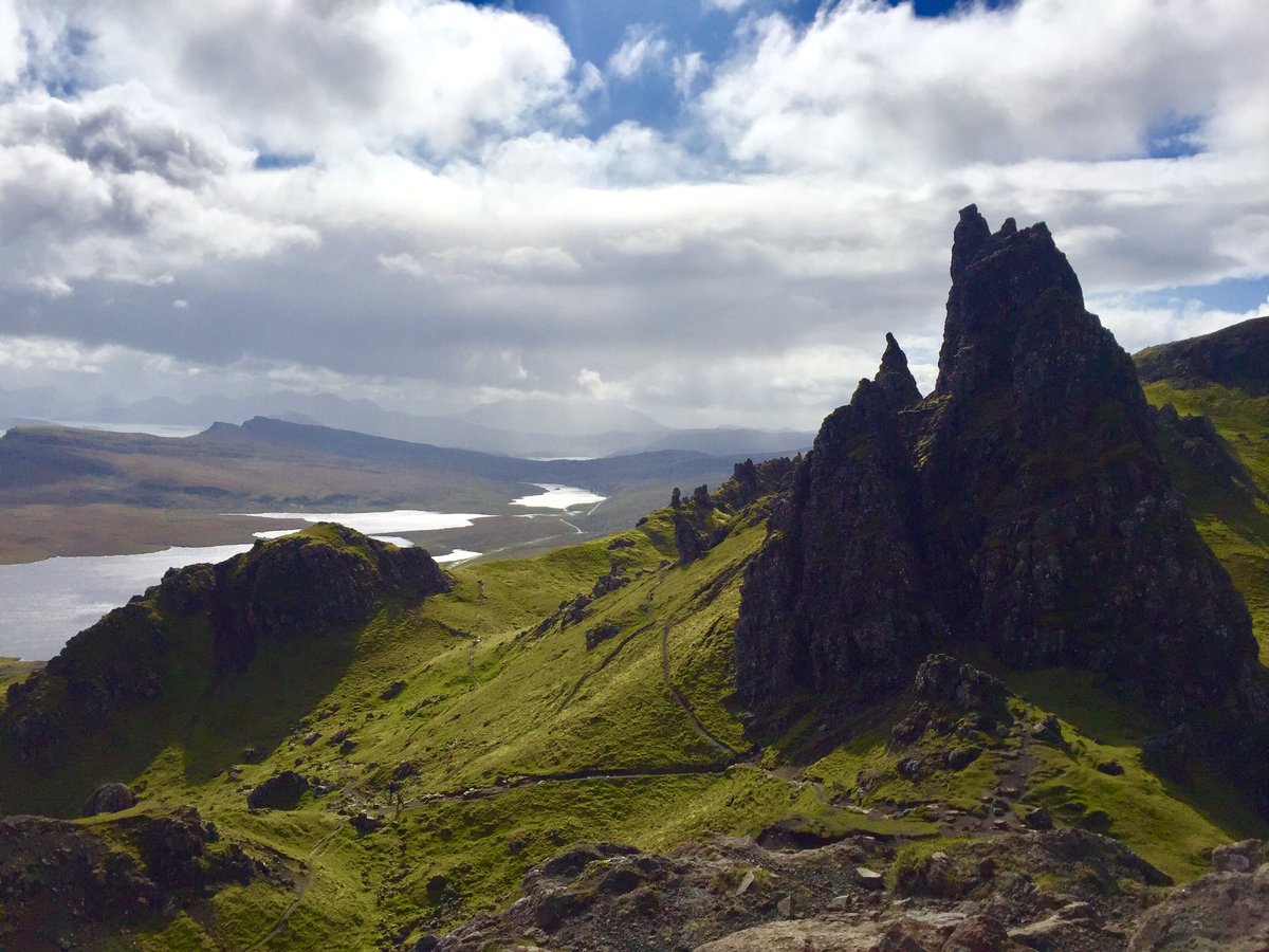 smcw2005's tweet photo. "But substance and its essence now are one;
And love informs, yet is the form create. 
No false gods now, the images o'ercast,
We are loves body, or we are undone." -Nan Shepherd  #Scottish #writer #OldManofStorr #Skye #Hillwalking https://t.co/dJV4Yy8yrJ