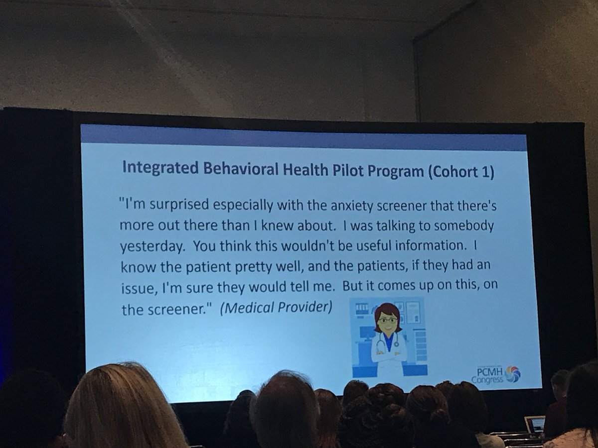 SueNJAFP's tweet photo. Implementing systematic screening for #anxiety is so important in #primarycare. You think they will tell you but they don’t! #pcmh2018 #pcmhcongress @NJAFP https://t.co/Ge4Yc1kH5N