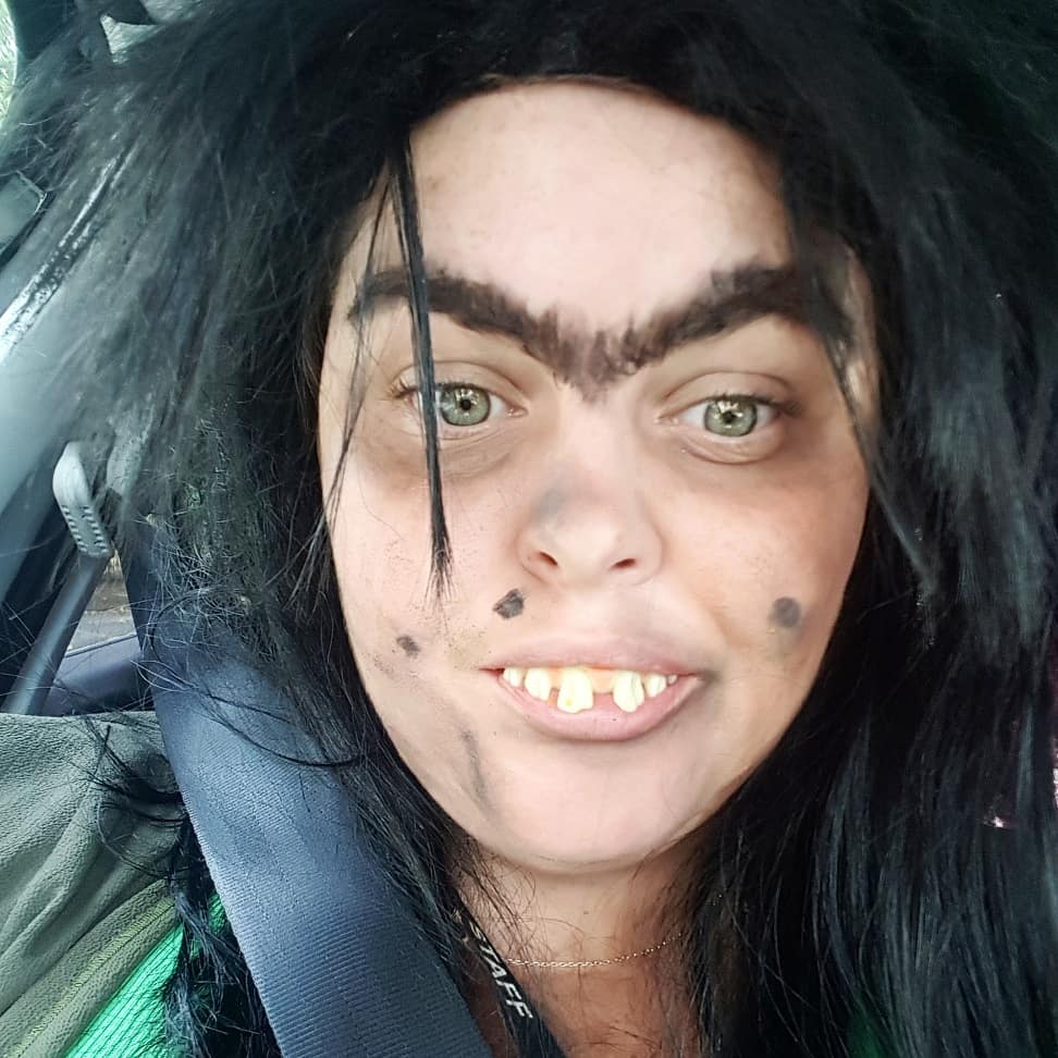 yousurvived0's tweet photo. Roald Dahl day at school! #roalddahlday #thetwits #mrstwit #quotes #roalddahl #dressup #monobrow #september2018 https://t.co/rIW90p8V9s