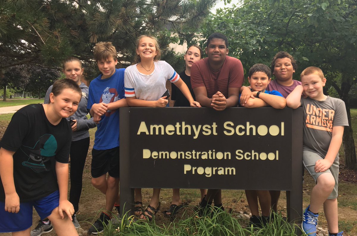 AmethystSchool's tweet photo. Some outdoor fun at lunch after another productive week at Amethyst. We are extremely proud of our students already this year. Happy Friday! https://t.co/9uRXPQLKFH