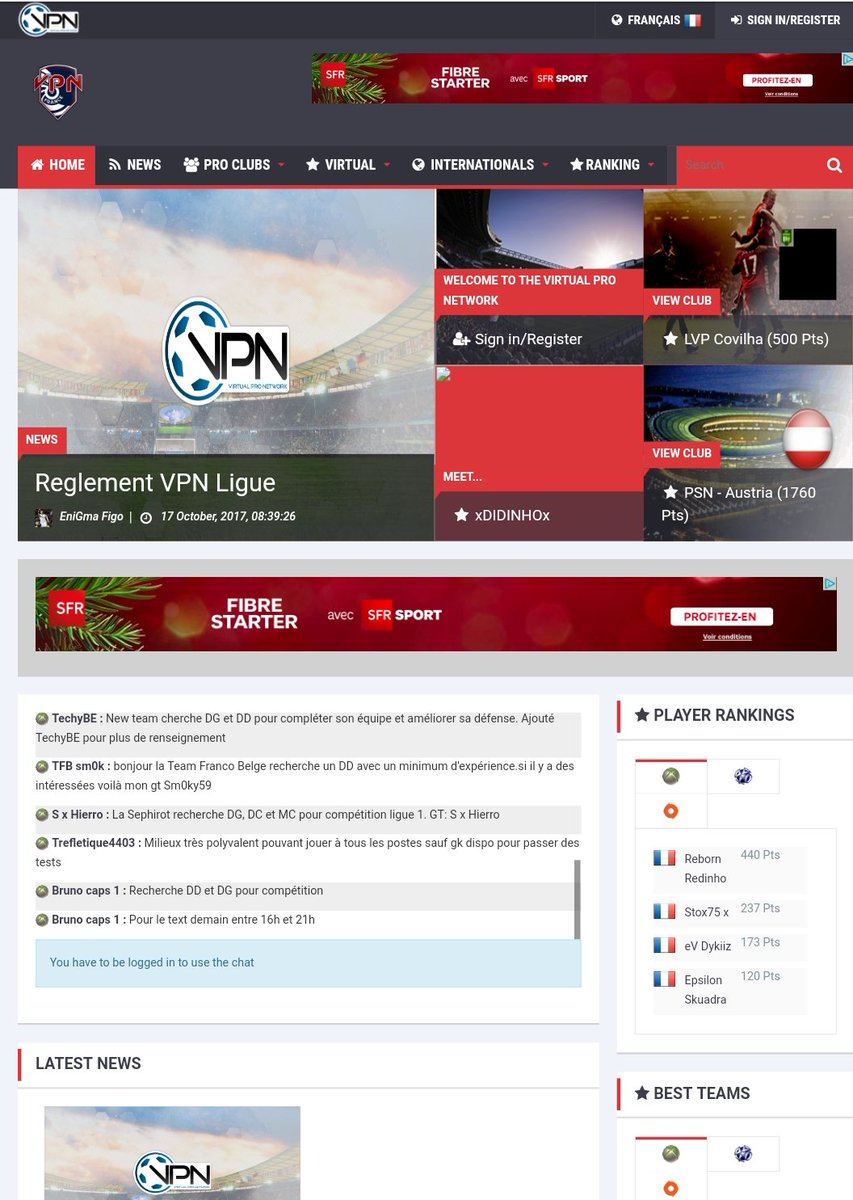 offvirtualproN's tweet image. INSCRIPTION Nouvelle Saison
🎮 sur PS4 

Venir en MP + INFOS
 
📊 Classement Buteurs, Passeurs, Gardien, Homme du Match, Clean Sheet

Chaque semaine
️🎽 Le meilleur 11 de la semaine

➡ Coupe de France
➡ Championnat 
➡ Coupe Européenne