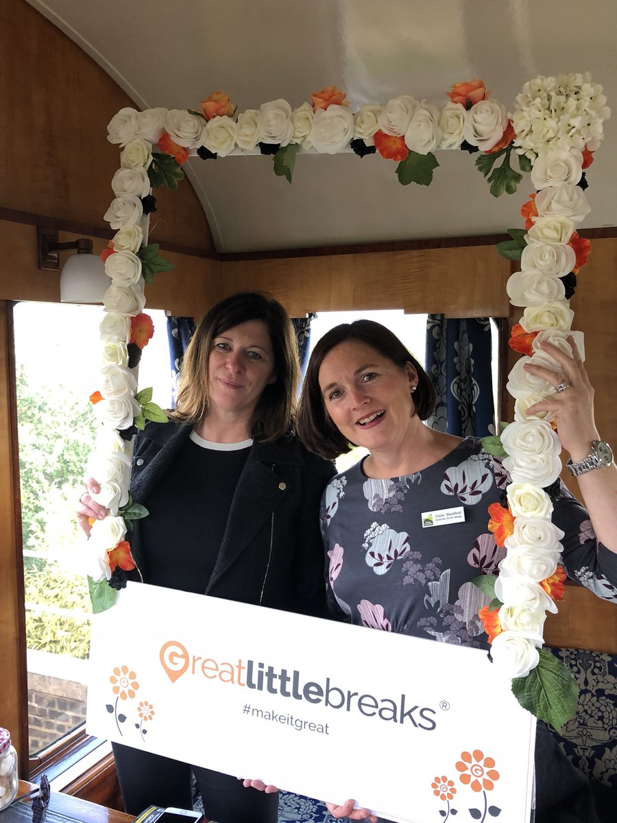 All aboard! Thank you to our key partner at #RHSMalvern  @Grtlittlebreaks for a brilliant afternoon on board the @svroffici @MalvernShows #makeitgreat