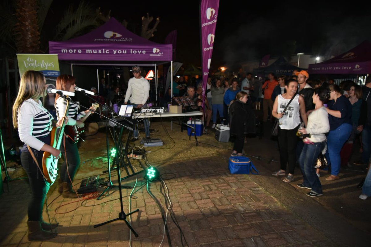 jacarandafm's tweet photo. Die Ventertjies making sure the party continues at #Straatbraai https://t.co/aESa3LkQMH