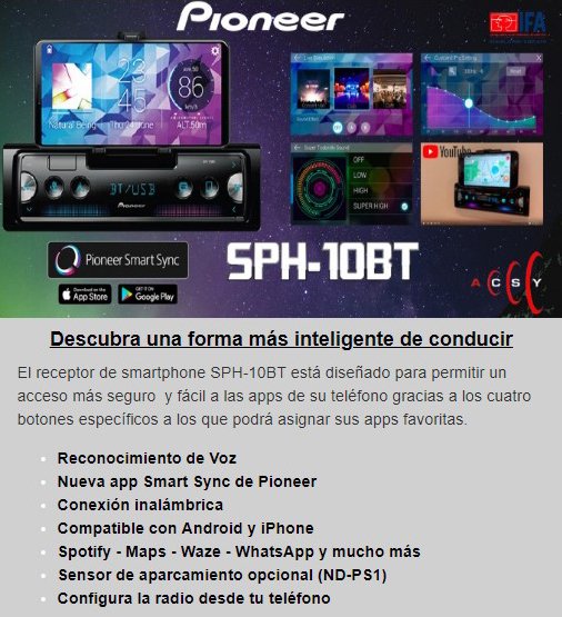 Acsysl's tweet photo. #pioneer #radiocd #coche #barcelona #españa #caraudio #tuning #2din #1din
Novedad de Pioneer en la IFA de Berlín. Vaticinamos que será su nuevo Top Ventas. Os dejamos un enlace a un vídeo donde podréis deleitaros de las maravillas de este juguetito. 🤩🤩🤩https://t.co/MqtP3Ygiv3 https://t.co/9LNrSOrG0V