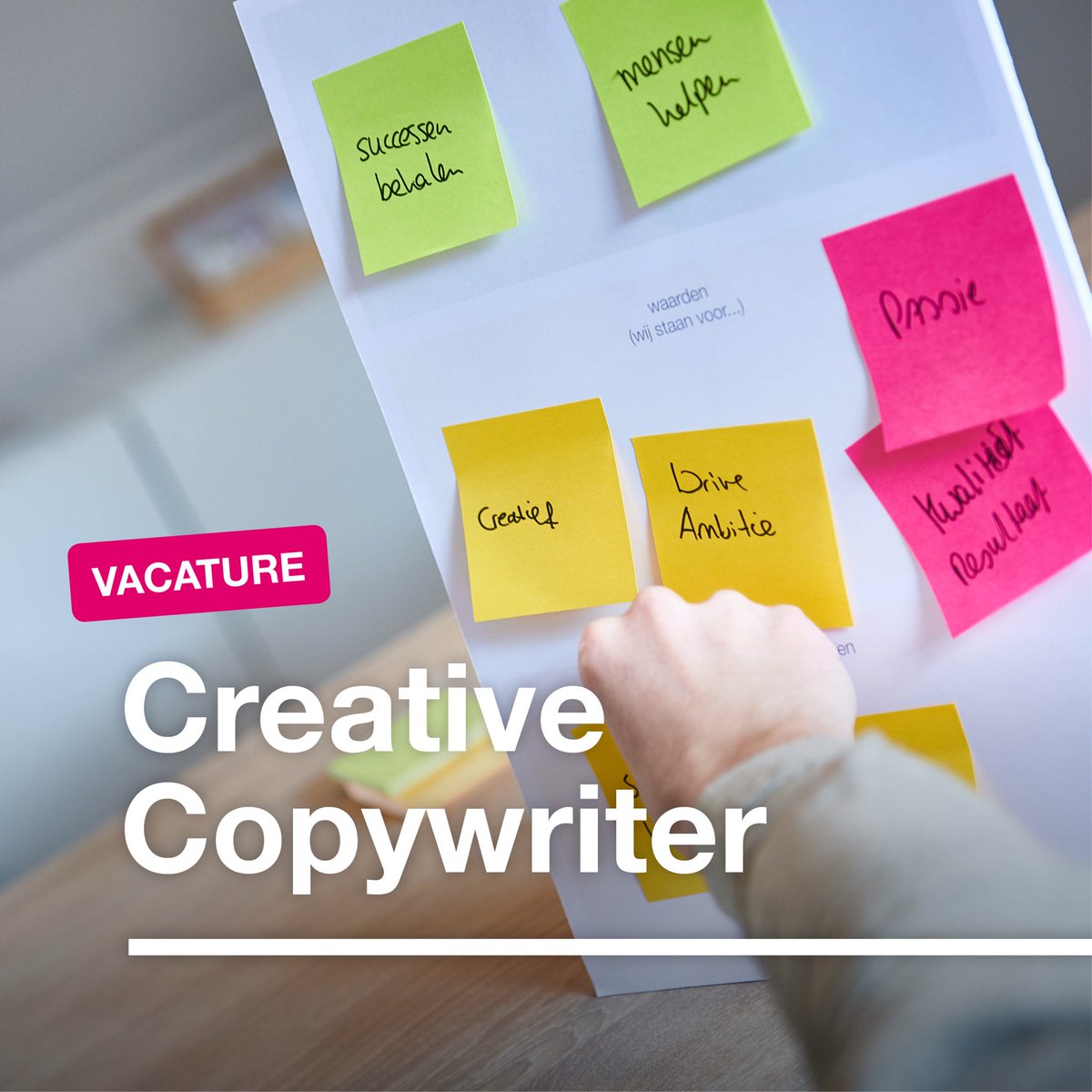 VACATURE-ALERT! We zoeken een supergoede Creative Copywriter. Solliciteer snel, want de eerste kandidaten hebben zich al gemeld. We zijn benieuwd! decommunicatiemakers.nl/vacature-creat… #vacature #conceptdenker #conceptontwikkeling #copywriter