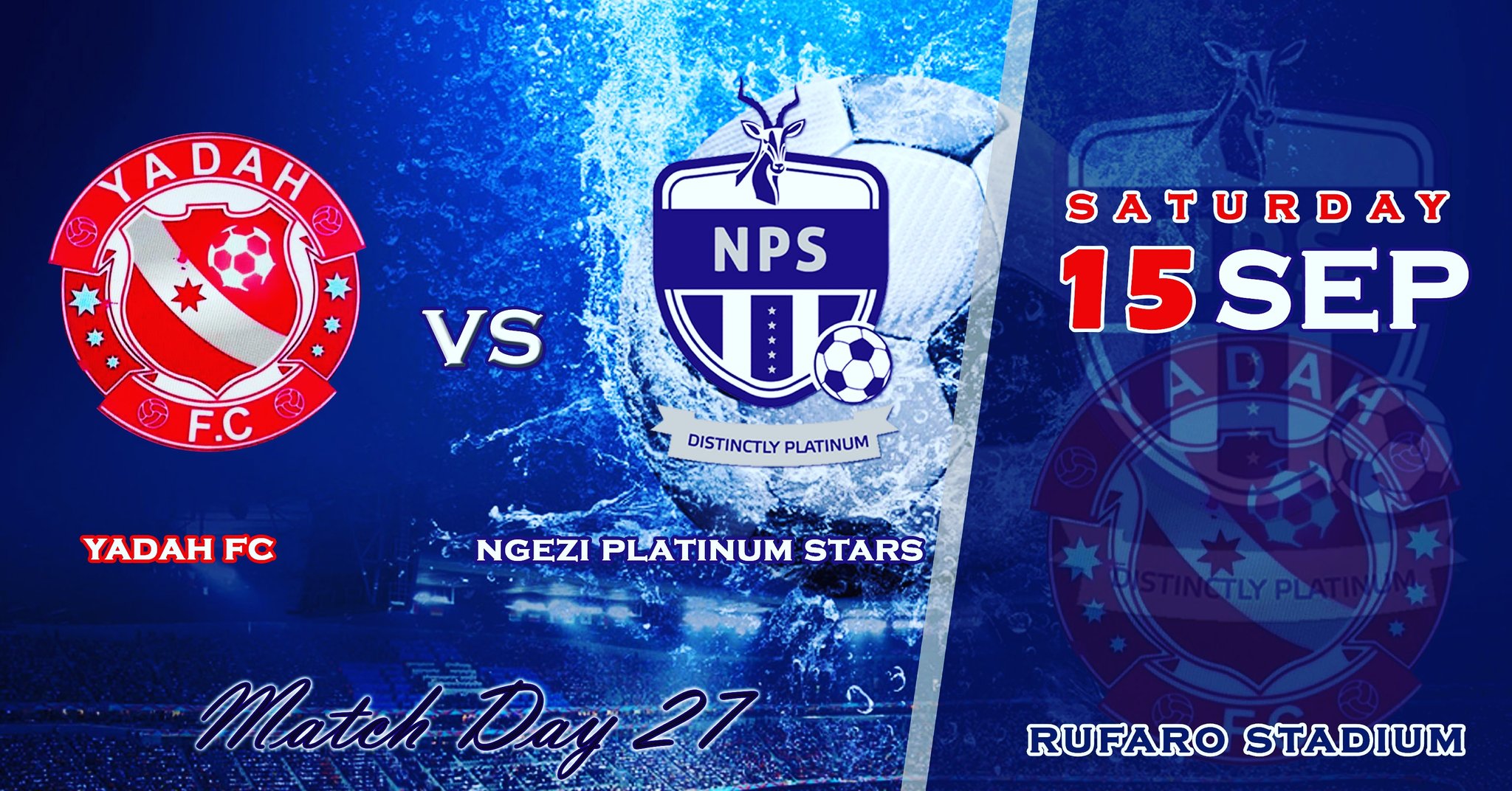 Ngezi Platinum Stars Football Club on Twitter: "MATCH DAY 27 The journey  continues as our Dinstinctly Platinum Lads travel to Harare to face YADAH.  We wish the Lads a fruitful hunt. #markofachampion