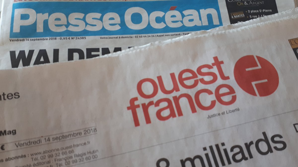 iciloireocean's tweet image. Appel à la grève lundi à Ouest-France et Presse-Océan pour protester contre le projet de réorganisation des rédactions.
#Presse #socialmedia 
francebleu.fr/infos/economie…
