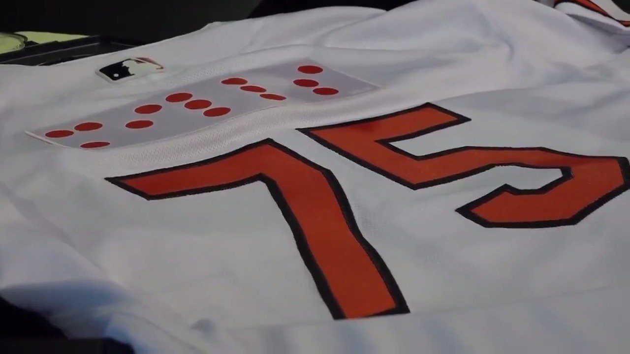 Orioles will wear Braille uniforms on Sept. 18
