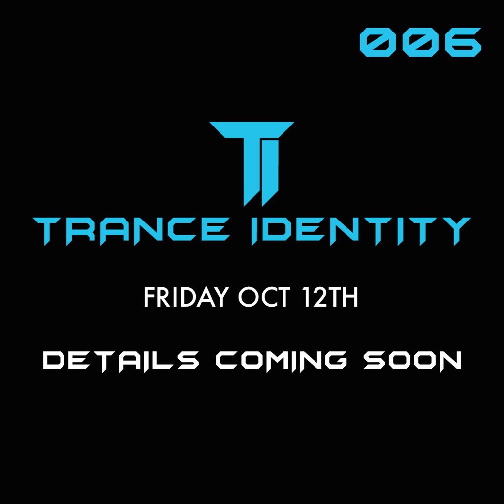 TranceIDChi's tweet photo. The date for our next event. Lets do this 😁
#TranceIdentity #FunkyEnt #trance #trancefamily https://t.co/StOOwYmODc