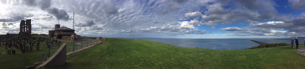 PeteC72's tweet photo. What is the #spiritofthenorth? Touring around 7th century Northumbria on a lovely autumn day - that’s what! #anglosaxon #bedesfootsteps https://t.co/0KElgjymEt