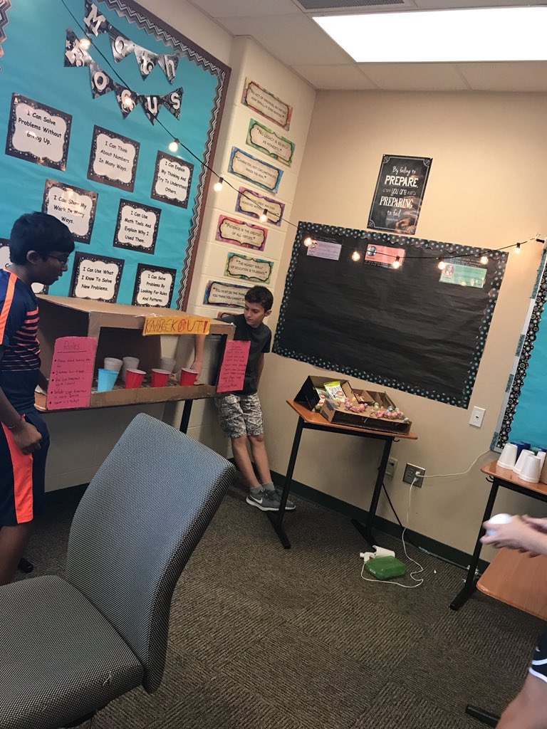 Having math fun playing the probability games Mrs. Kavanaugh’s Block 1 Stem class made!!