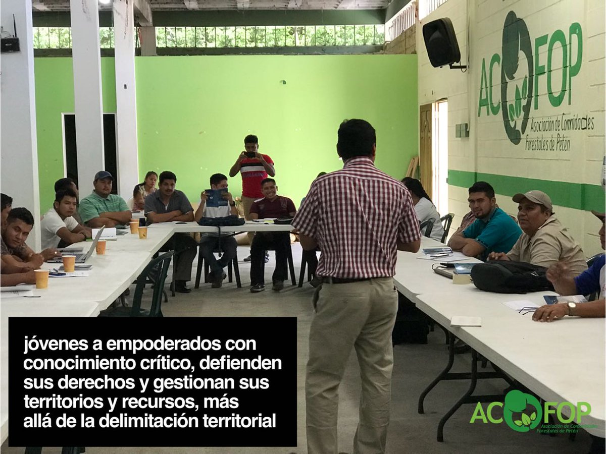 ACOFOP's tweet photo. Jóvenes Guardianes de los Bosques de la #RBM de organizaciones socias de #ACOFOP continúan con Taller de Derechos Territoriales #GuardianesRBM https://t.co/ID4ko8mirM