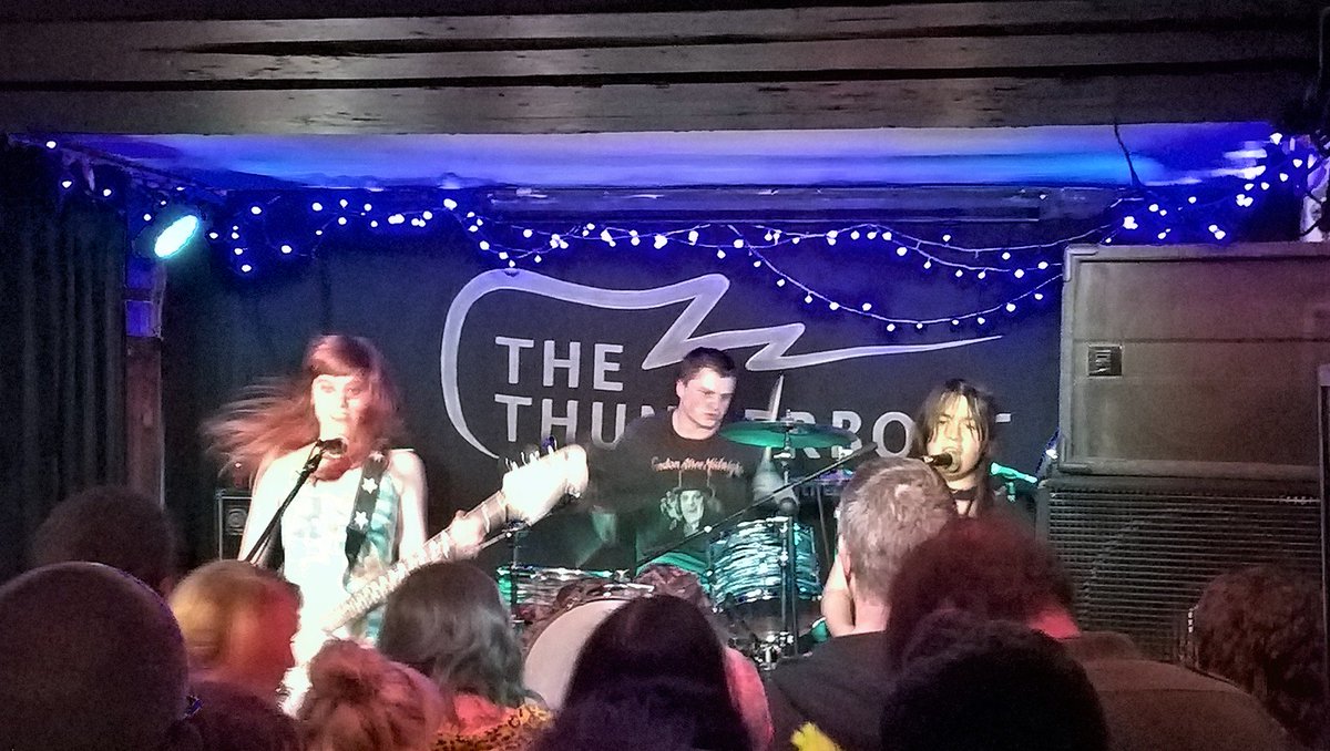 megacityjudge's tweet photo. Great fun out last night with #LiveMusic &amp; #Interviews with @SkatingPolly, @HandsOffGretel &amp; #MissKill down the @Thunderbolt_pub https://t.co/Gm4kNRTwjv