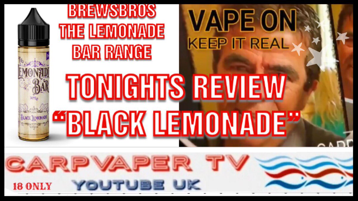 CountryvanlifeX's tweet image. Now Showing on @CarpvaperTv  Youtube PT3 BREWSBROS "NEW" Lemonade Bar Range Tonight "Black Lemonade" 🎬🎬➡️➡️ youtu.be/42rMM0-kjVc via @YouTube @BrewsBrosUK #vapeon #vapesafe #vapeejuice #brewsbros #lemonadebar #carpvapertv