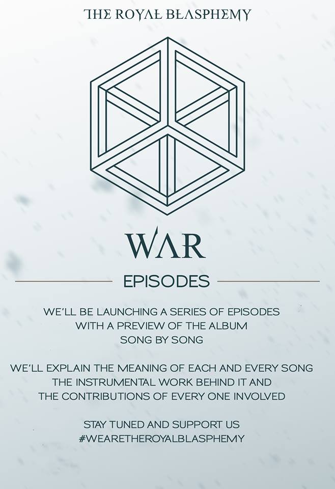 TRoyalBlasphemy's tweet photo. WAR Episodes coming soon! We will be launching a series of episodes with a preview of the album, song by song.

Stay tuned! And the meanwhile you can still pledge on WAR at https://t.co/qLny4i0G2H

#WAR #weareroyal #warepisodes #pledgemusic #pledgenow https://t.co/5OhHizE0iw