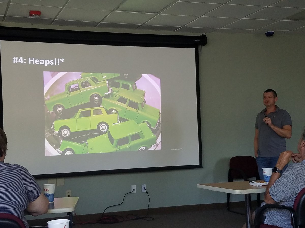 ChrisHyde325's tweet image. Learning when to use heaps in our ETL courtesy of @sqlmartin.  #ABQSQL