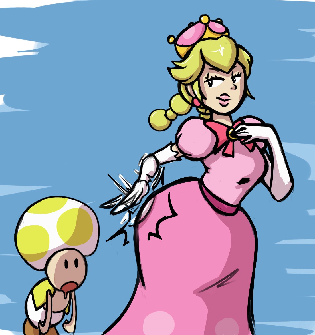 Princess Peach Weight Gain
