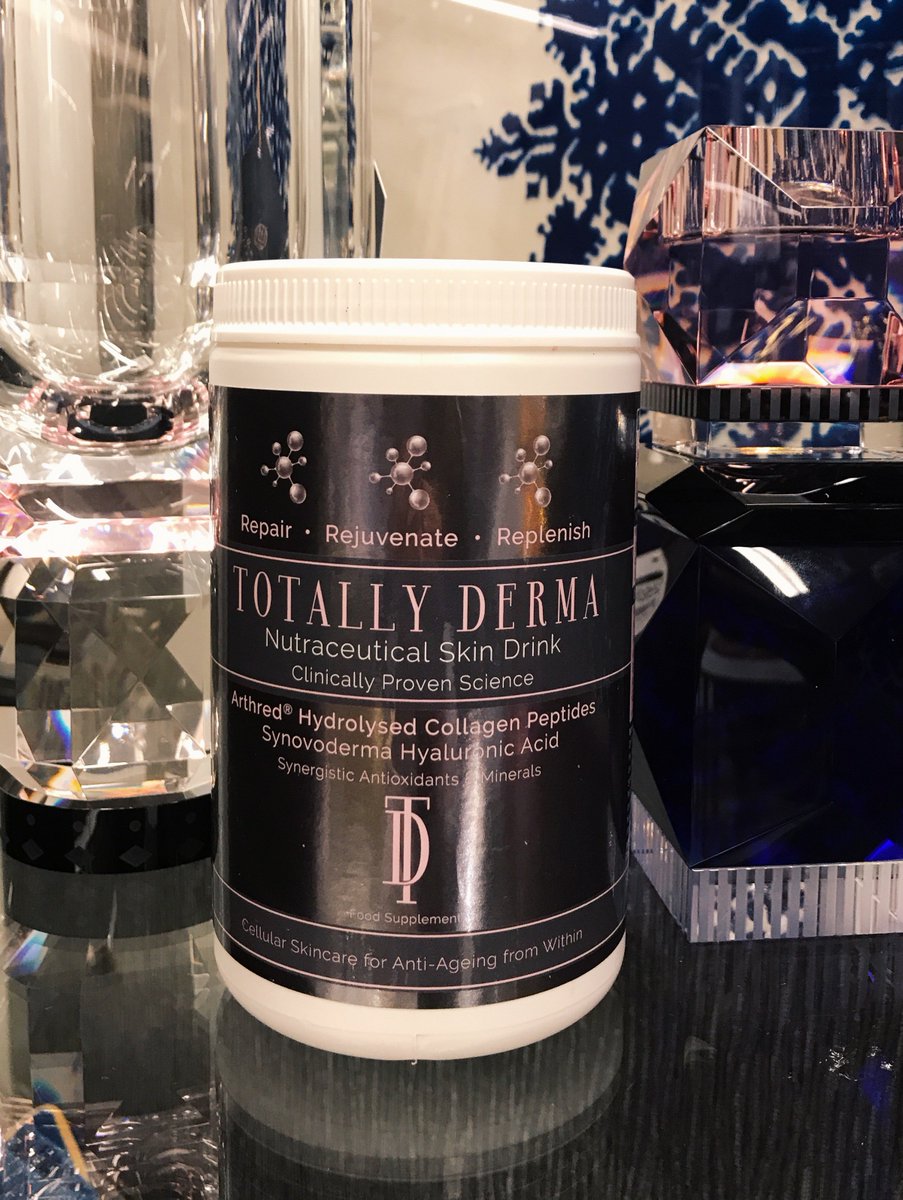 totallyderma's tweet photo. The unique combination of ingredients in Totally Derma, from hydrolysed collagen to the plethora of antioxidants, not only help to improve the appearance of skin, but also helps to protect from future damage. 🧖🏻♀️ #BeautyFromWithin #TotallyDerma https://t.co/jzzaSylILg