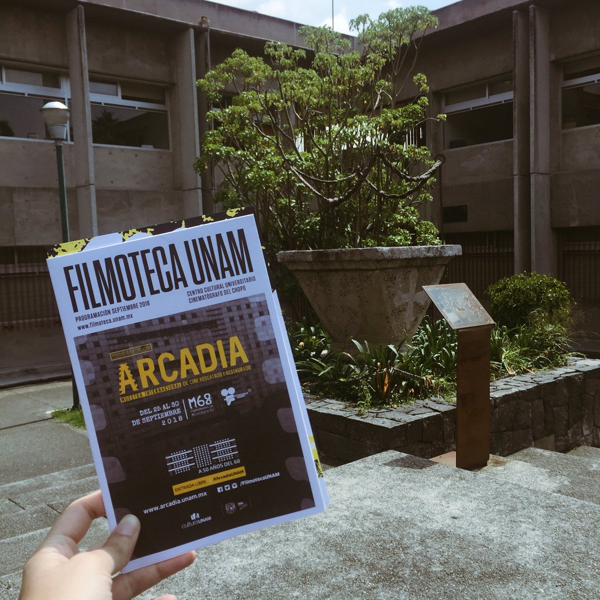 FilmotecaUNAM's tweet photo. ¿Ya tienes nuestra programación impresa de septiembre? 🎞✨
¡Corre por la tuya porque se acaban! 

También puedes descargar la versión digital aquí: [ https://t.co/hmen0GOBQu ] https://t.co/HC4FONhjLS
