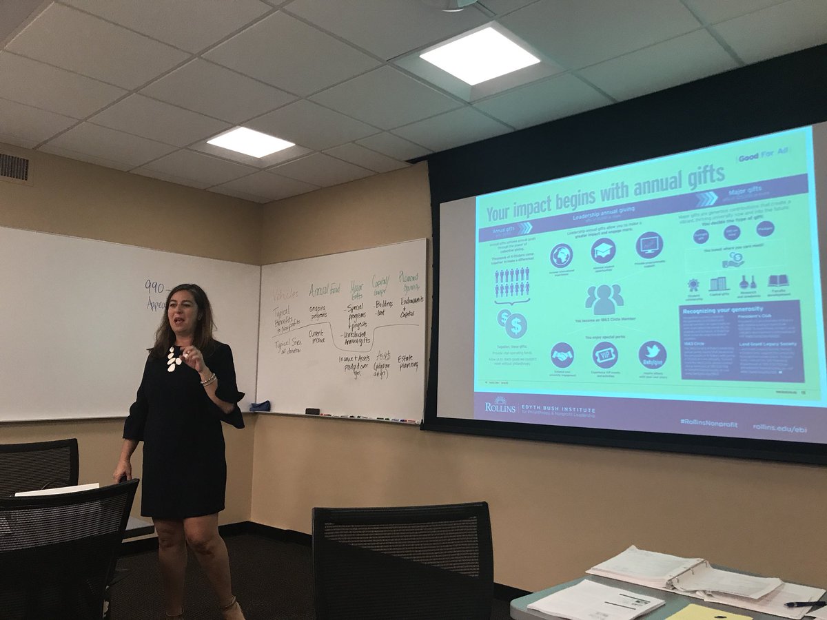 aprilamichele's tweet photo. @Rollins_EBI @FPSPI great class today on Fundraising! Thanks Karen for sharing such insightful knowledge! https://t.co/njMMpt6P5k