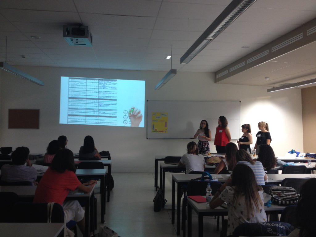 pilarmurduenas's tweet photo. Amazing project on Prehistory presented by our former students @LETSeuclil @FacultadEducaUZ Maite Aparicio, Noelia López, Conchita Moliner, Laura Ubieto, @SVP_Zgz #ABLE18 https://t.co/t7Lja3HVlx