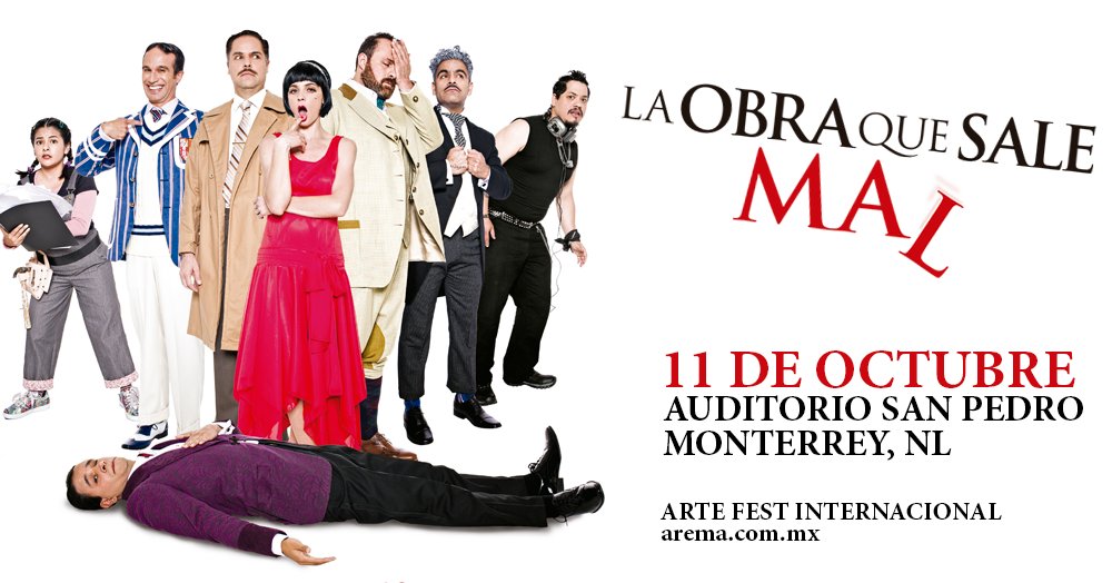 obraquesalemal's tweet photo. Esperamos que nos salga bien esta vez #Monterrey #BuenViernes #LaObraQueSaleMal #Teatro Boletos aquí👉🏻https://t.co/2zP2P5Ugqn https://t.co/wPFVaLEuHx