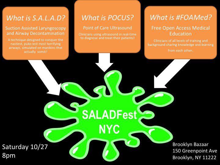 ChrisRootMD's tweet photo. What is this #SALADFest that EVERYONE is talking about? Sounds like a pretty good time!
Saturday 10/27 @ 8PM
Brooklyn, NY
https://t.co/OdMDyPX8pN https://t.co/cFDdQ06dVz
