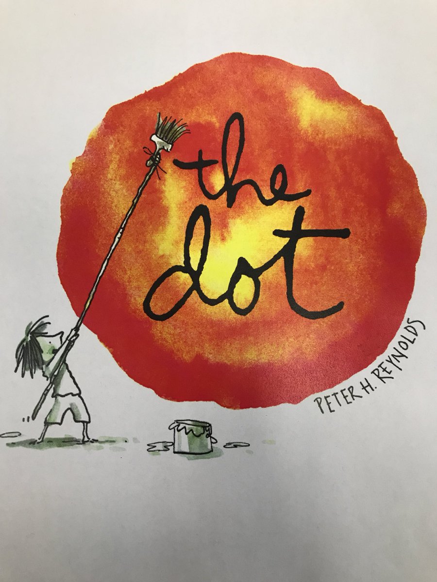 Dot Day is coming!  <a href="/SparksES_BCPS/">Sparks ES</a> is celebrating Dot Day September 27th. Love when students understand what it’s all about. Quote from a 4th grade student “The smallest little thing can make bigger things happen.” @visualartsbcps <a href="/malvarez3333/">Meredith Alvarez</a>