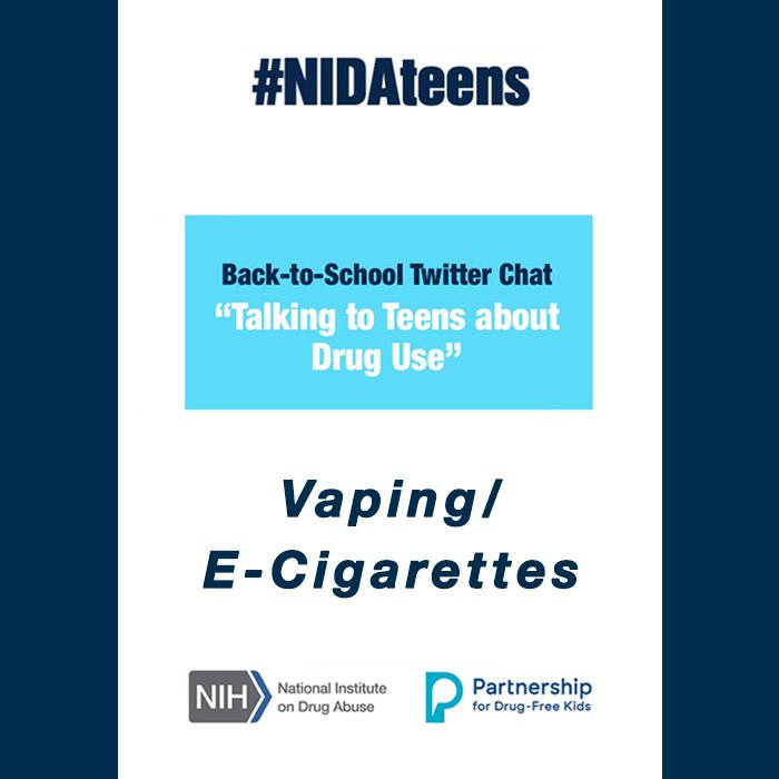 Back-to-School Twitter Chat: Vaping/E-Cigarette