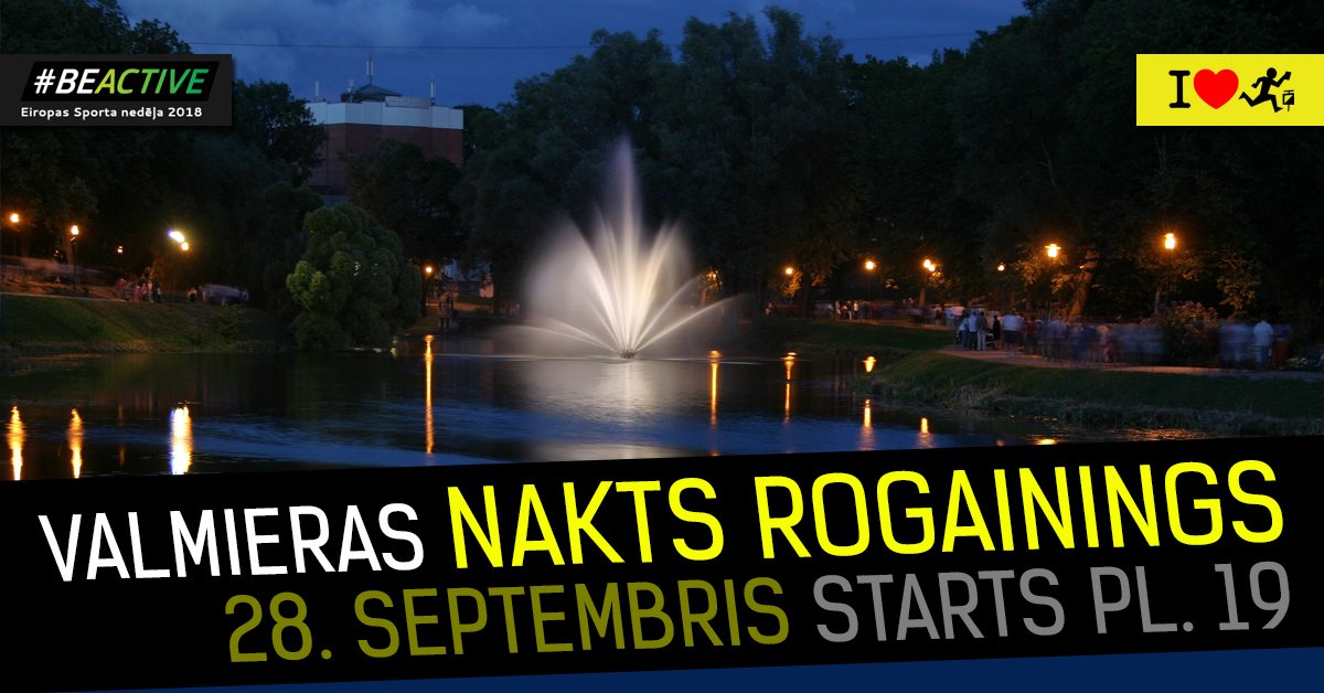 valmmagnets's tweet photo. 🌃 - Kas? - Valmieras nakts rogainings!
🗓 - Kad? - 28. septembrī!
ℹ - Kam? - Visiem! Nolikums - https://t.co/Fd3d1edGxl
👍 - Forši, es piedalos! - Tad reģistrējies šeit - https://t.co/Q01UyFRKNO
@LSFP_LV @valmiera_lv https://t.co/oo0U2BFXRi