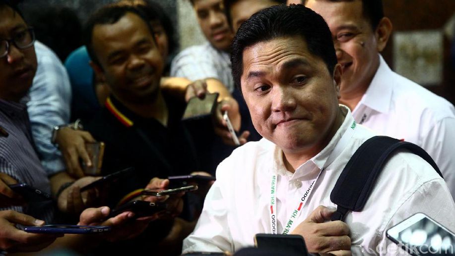 detikcom's tweet photo. Saham Perusahaannya Melesat Tajam, Ini Kata Erick Thohir https://t.co/LJMjeDNPpO via @detikfinance https://t.co/WroaDvLvPO