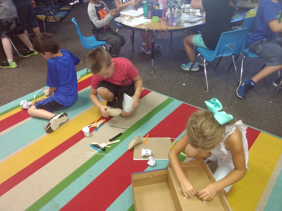 Making the world a better place in first grade makerspace