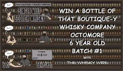 WIN a bottle of 'That Boutique-y Whisky Company' Octomore 6 Year Old - Batch #1. RT and Follow <a href="/TheWhiskyWire/">Steve Rush</a> <a href="/BoutiqueyWhisky/">That Boutique-y Whisky Company</a> and <a href="/BoutiqueyDave/">Dave Worthington 🥃💙</a> for your chance to win!!! buff.ly/2p8uAue  #TBWCBirthdayComp #YouHaveGotToBeInItToWinIt #Win