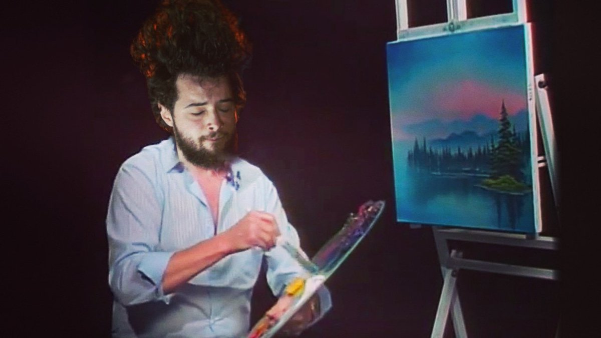 GrandTransit's tweet image. Come with me and find your inner peace. 
@EndNashville | 9/25 | 7PM
#bobross #myface #innerpeace
#rockandrollhair #photoediting #nashville #theend #🚀